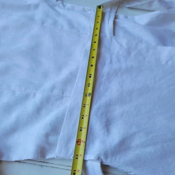 NWT Socialite Ruffle Flare Wrap Tie Linen Blend Dress Women Stylish Ivoy Sz M - Picture 5 of 13